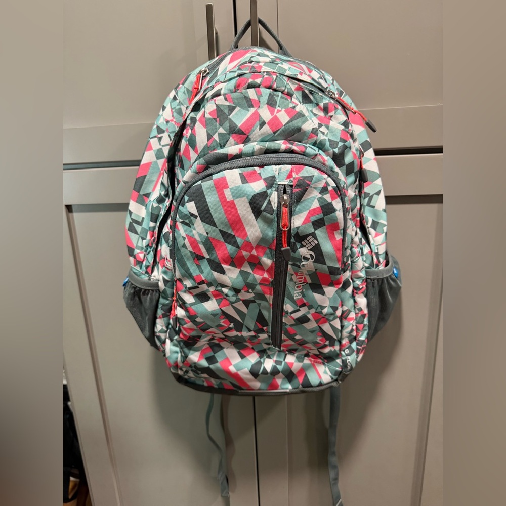 Columbia Multicolor Geometric Backpack